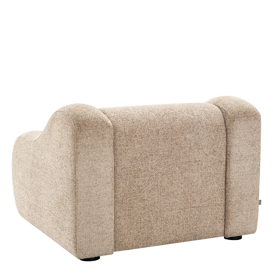 Chair Eichholtz Carbone lyssa sand fauteuil stoel
