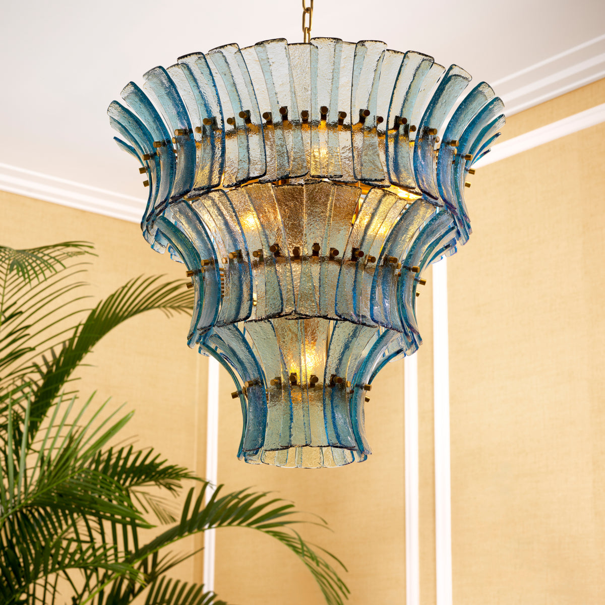 Chandelier Eichholtz Toscana blue