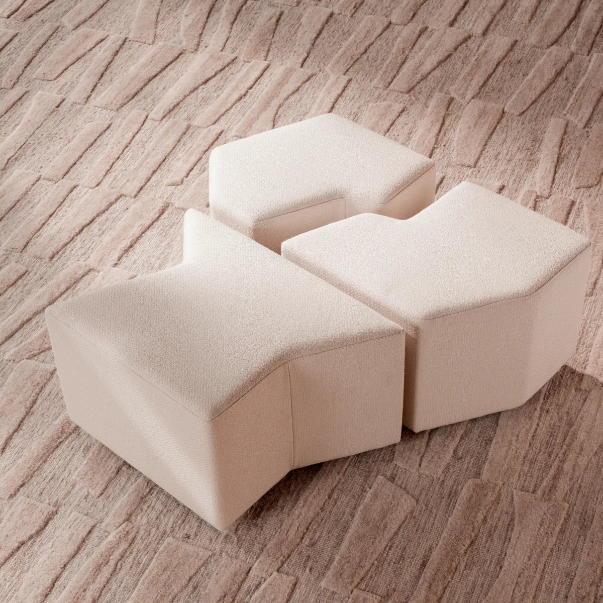 Eichholtz poufs Filbert set of 3