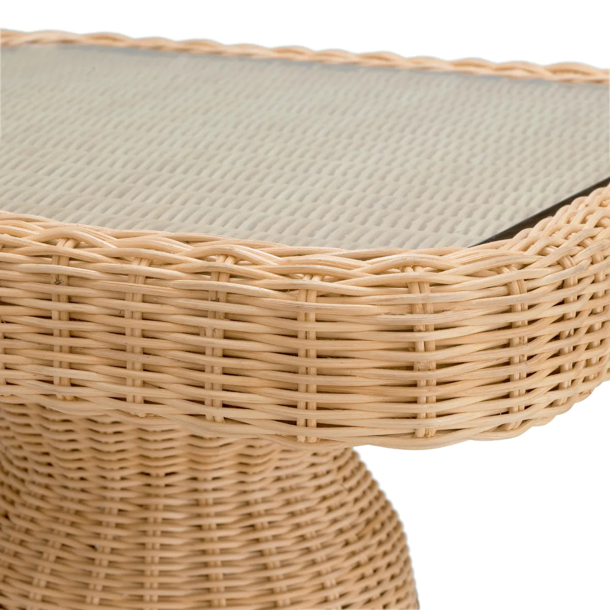 Table d'appoint Eichholtz Tiago en rotin