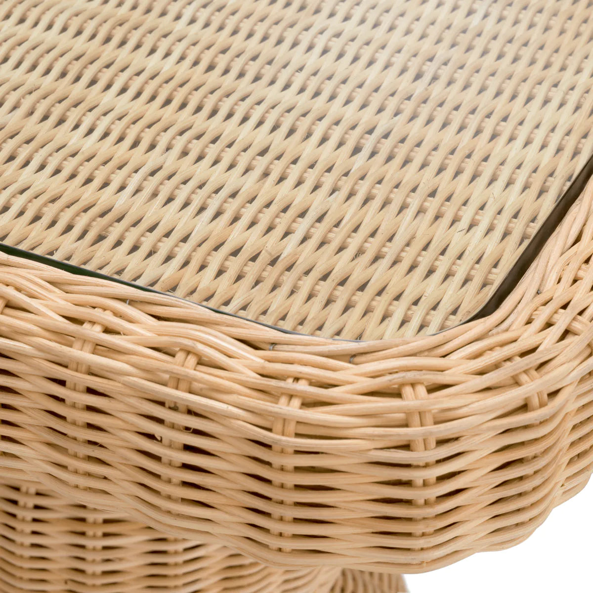 Table d'appoint Eichholtz Tiago en rotin