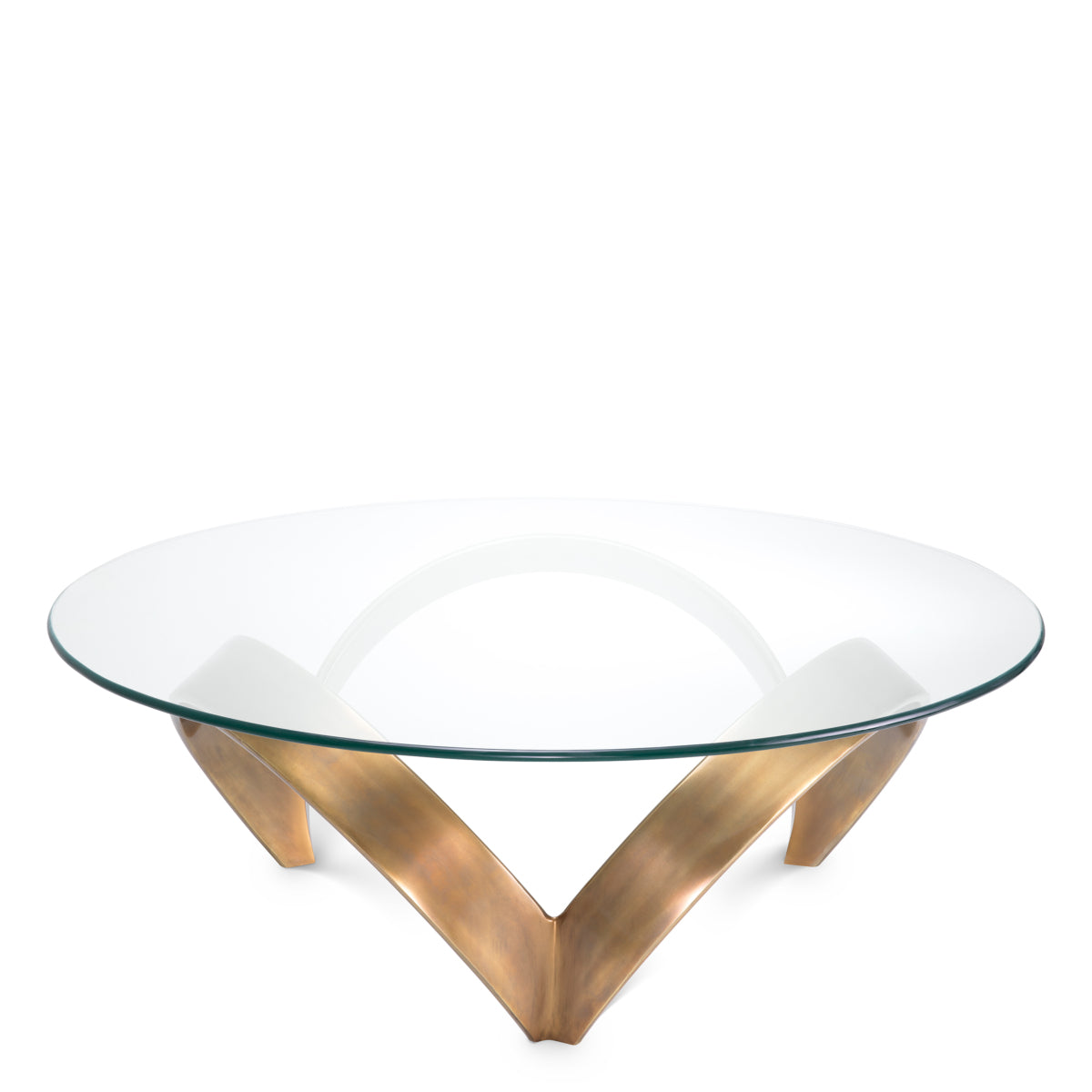 Coffee table Eichholtz Soquel Brass