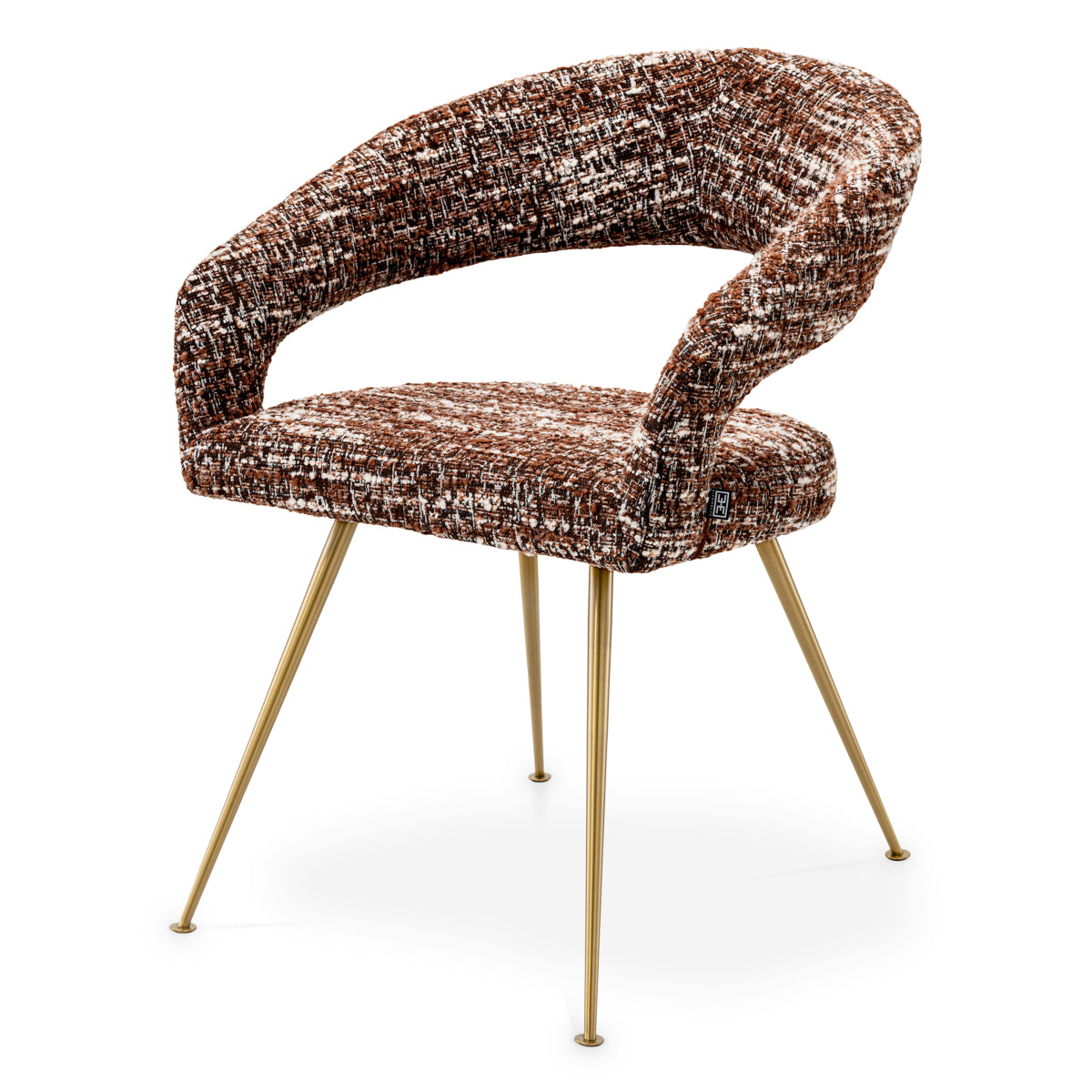 Dining chair Eichholtz Bravo Bouclé sonata red