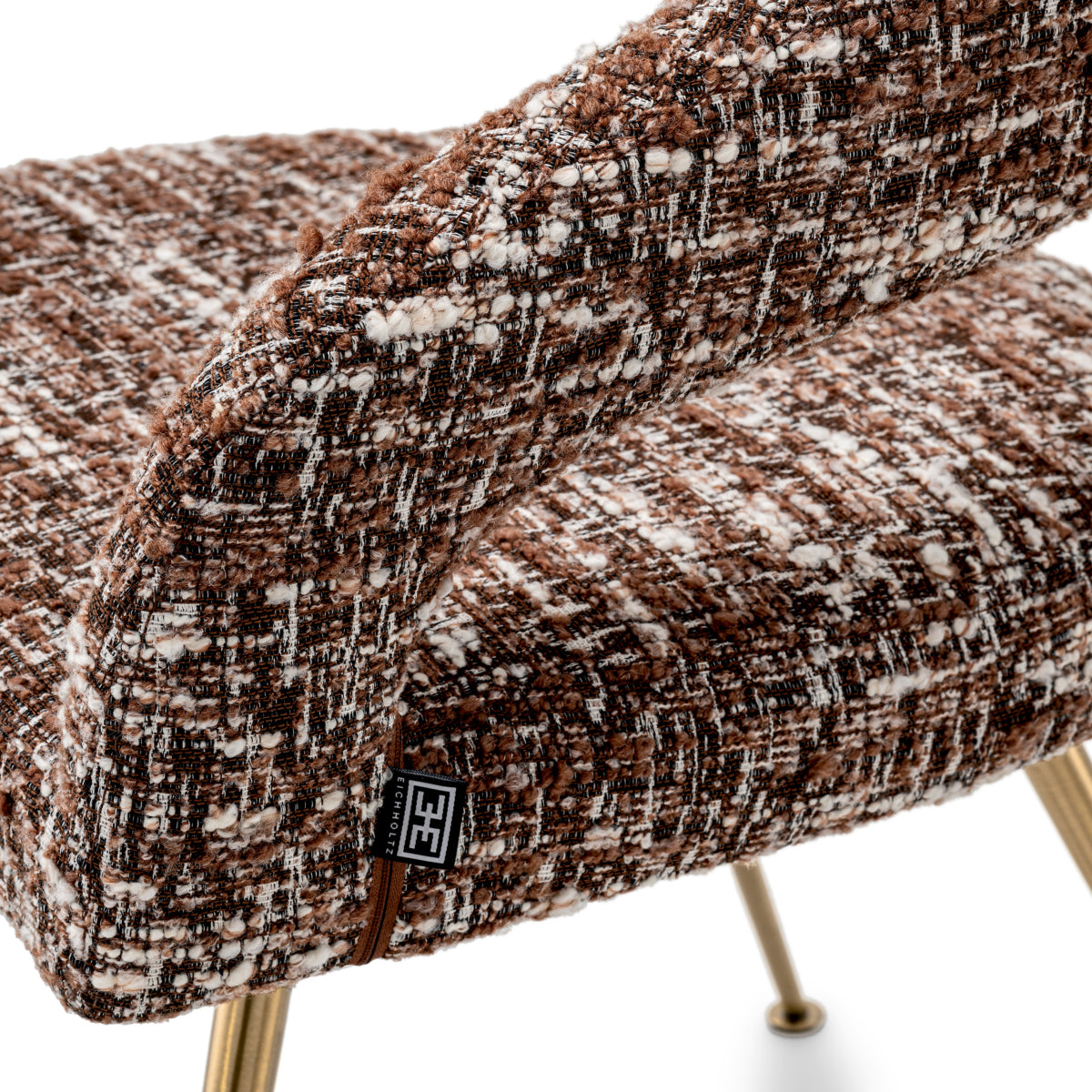Dining chair Eichholtz Bravo Bouclé sonata red