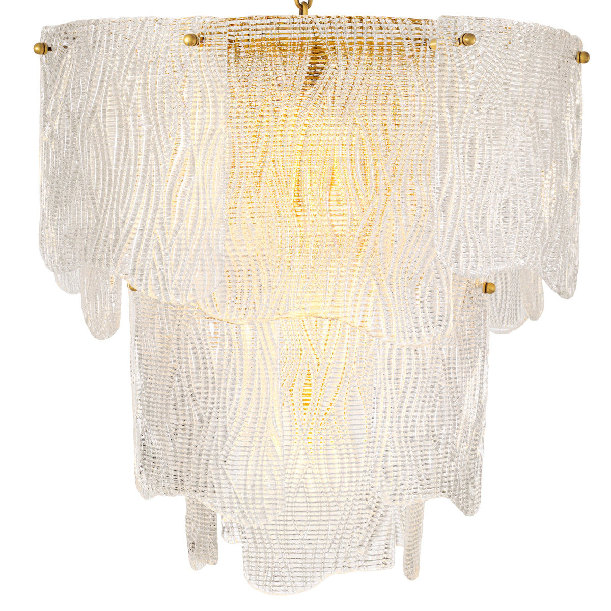 Chandelier Eichholtz Asinara S Clear textured