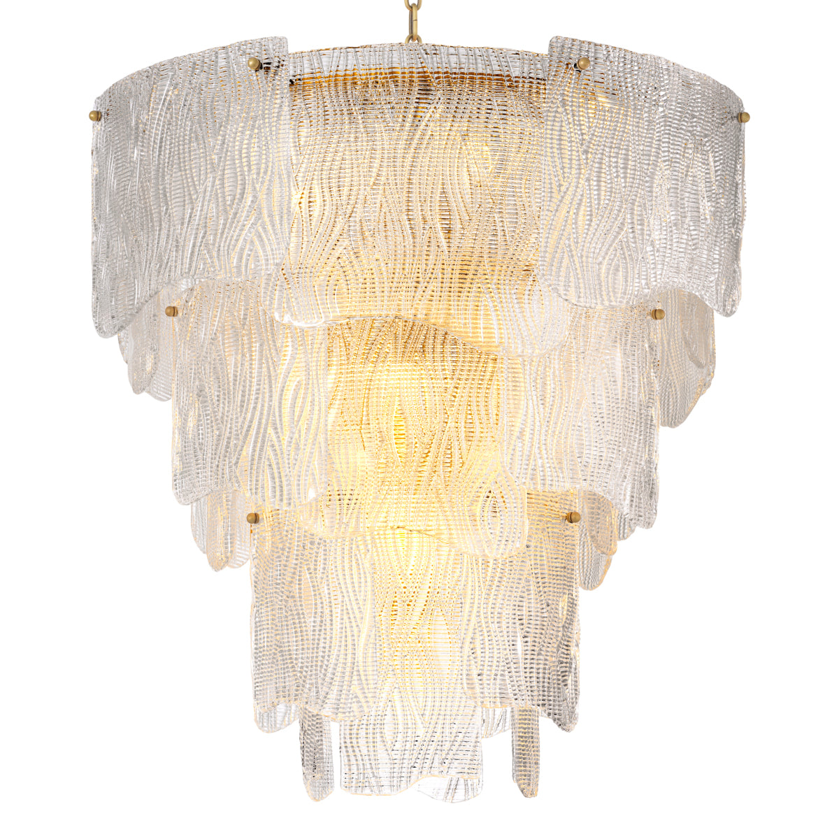 Chandelier Eichholtz Asinara L Clear textured