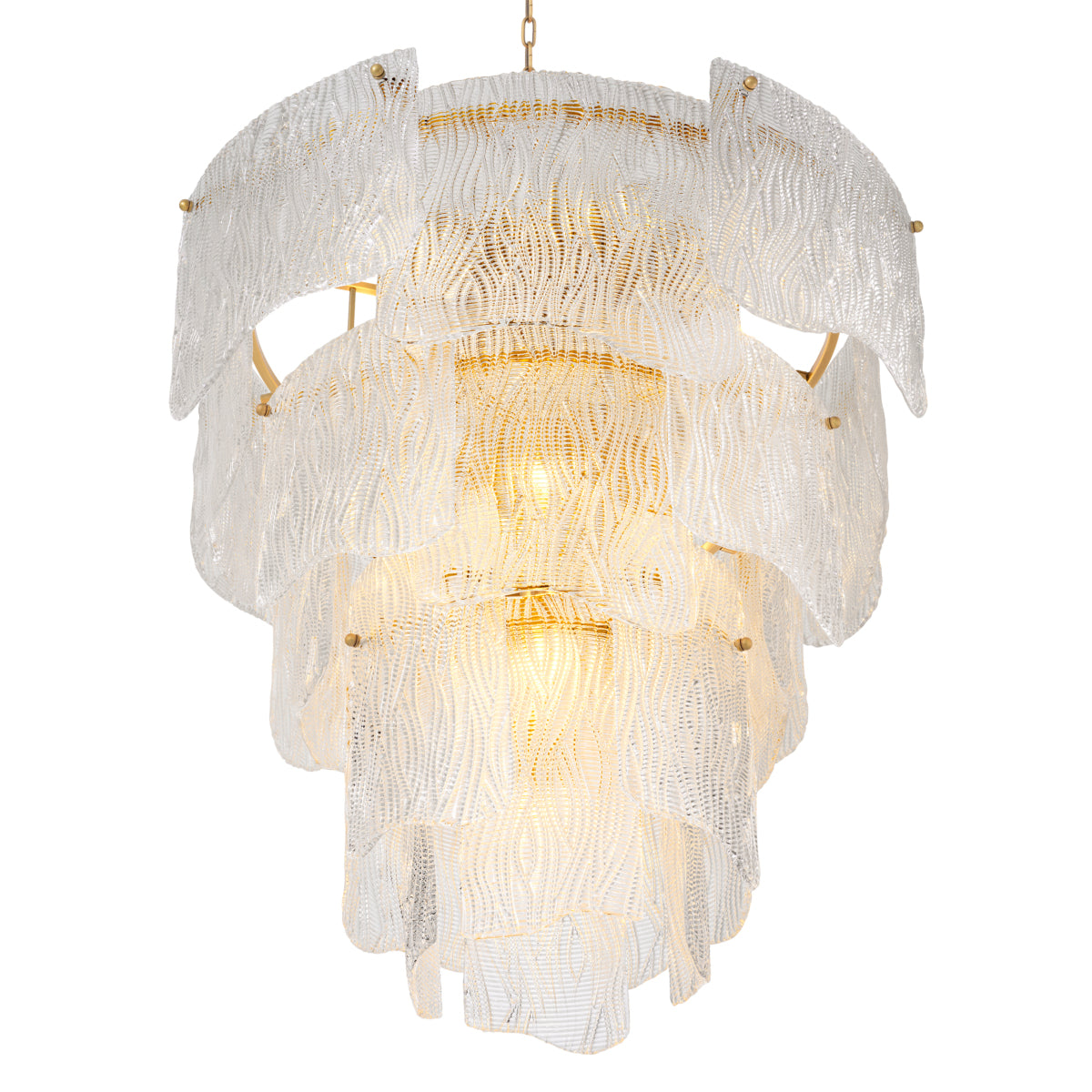 Chandelier Eichholtz Asinara L Clear textured