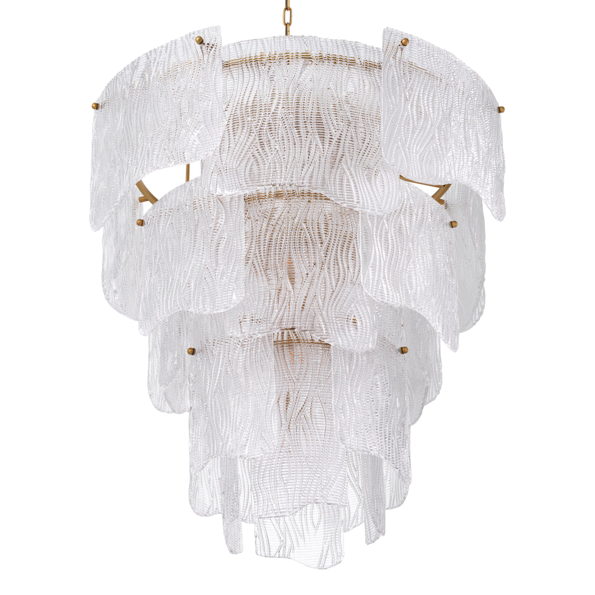 Chandelier Eichholtz Asinara L Clear textured