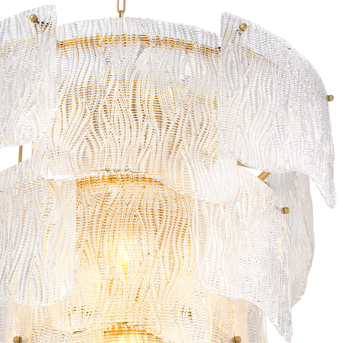 Chandelier Eichholtz Asinara L Clear textured