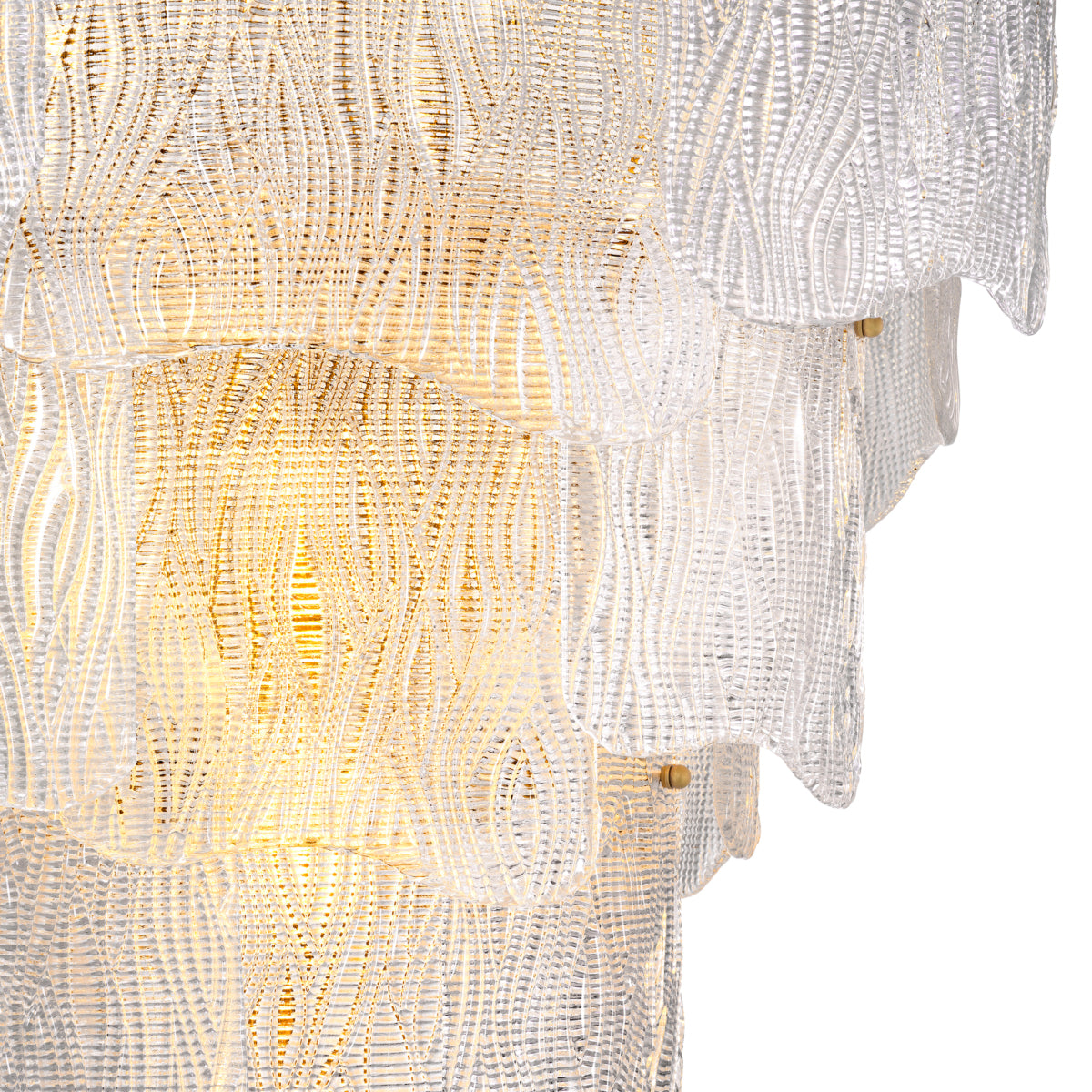 Chandelier Eichholtz Asinara L Clear textured