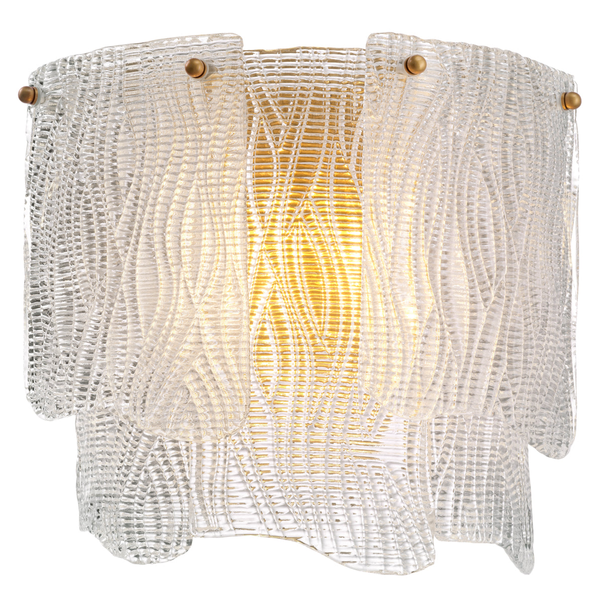 Wand lamp Eichholtz Asinara clear textured