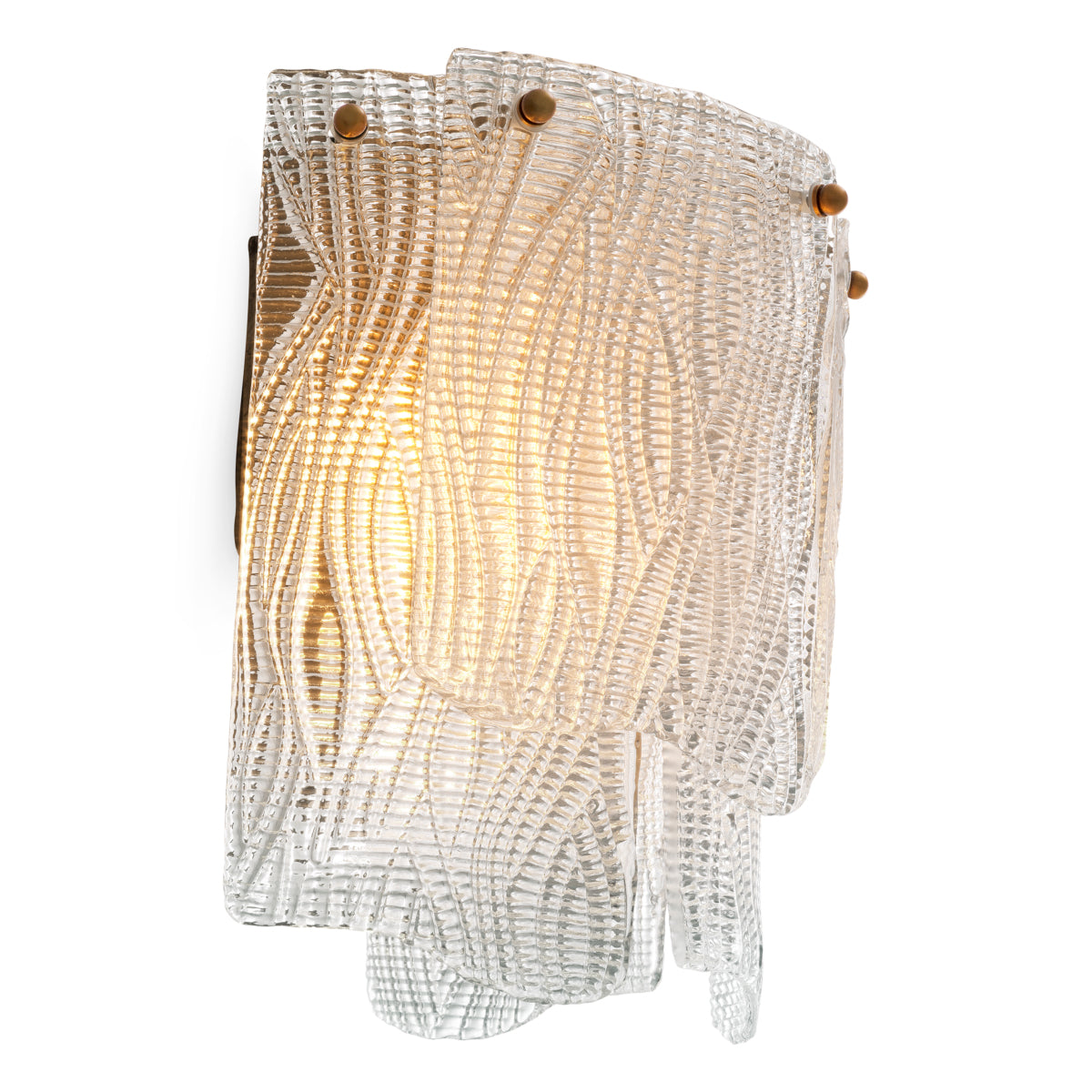 Wand lamp Eichholtz Asinara clear textured