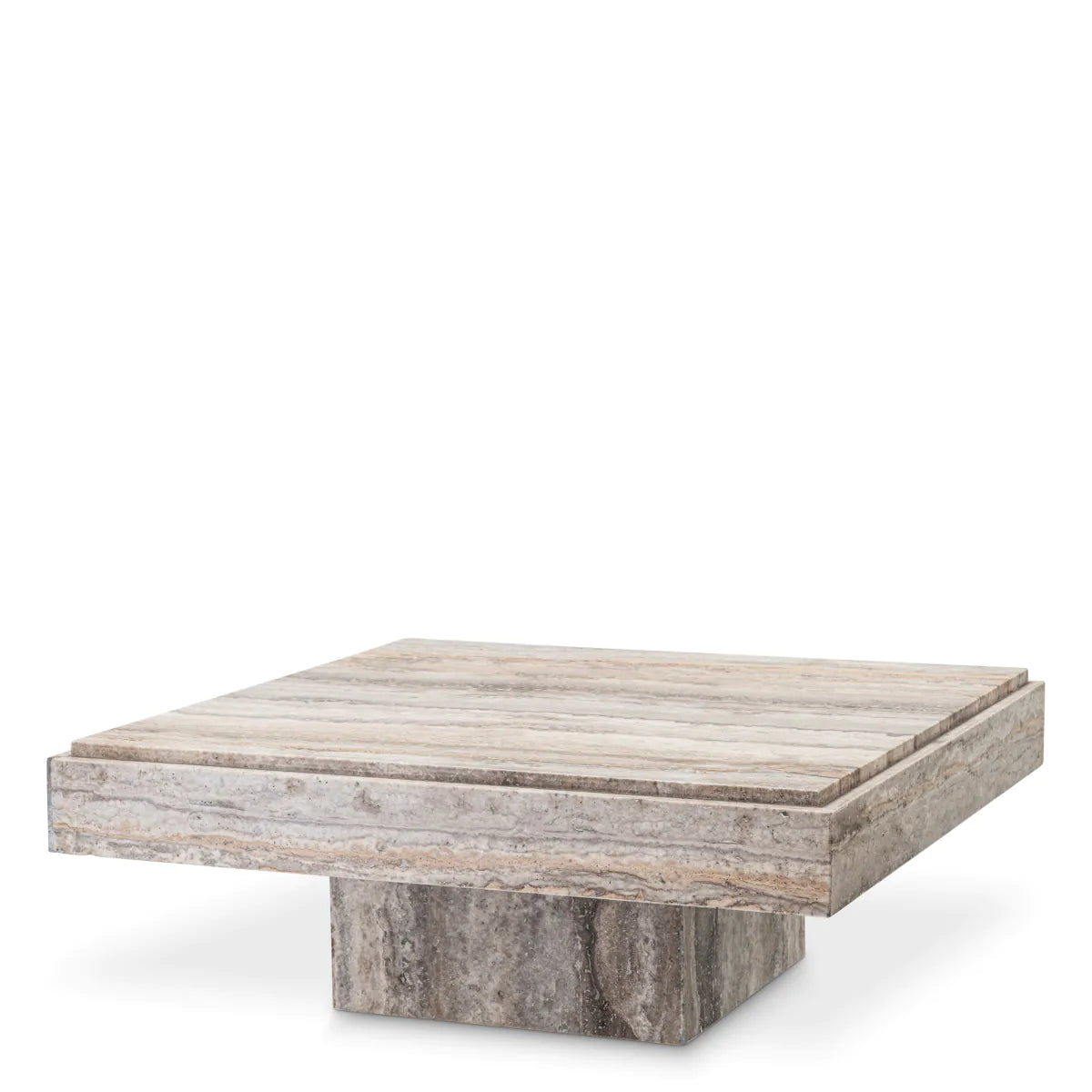 Eichholtz coffee table Sartoria silver travertine