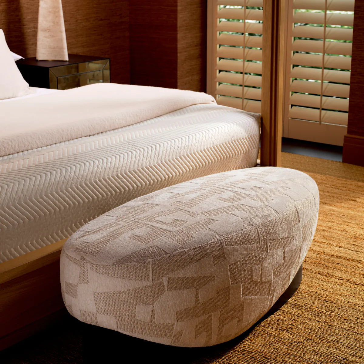Eichholtz footstool Raymond brooklyn sand