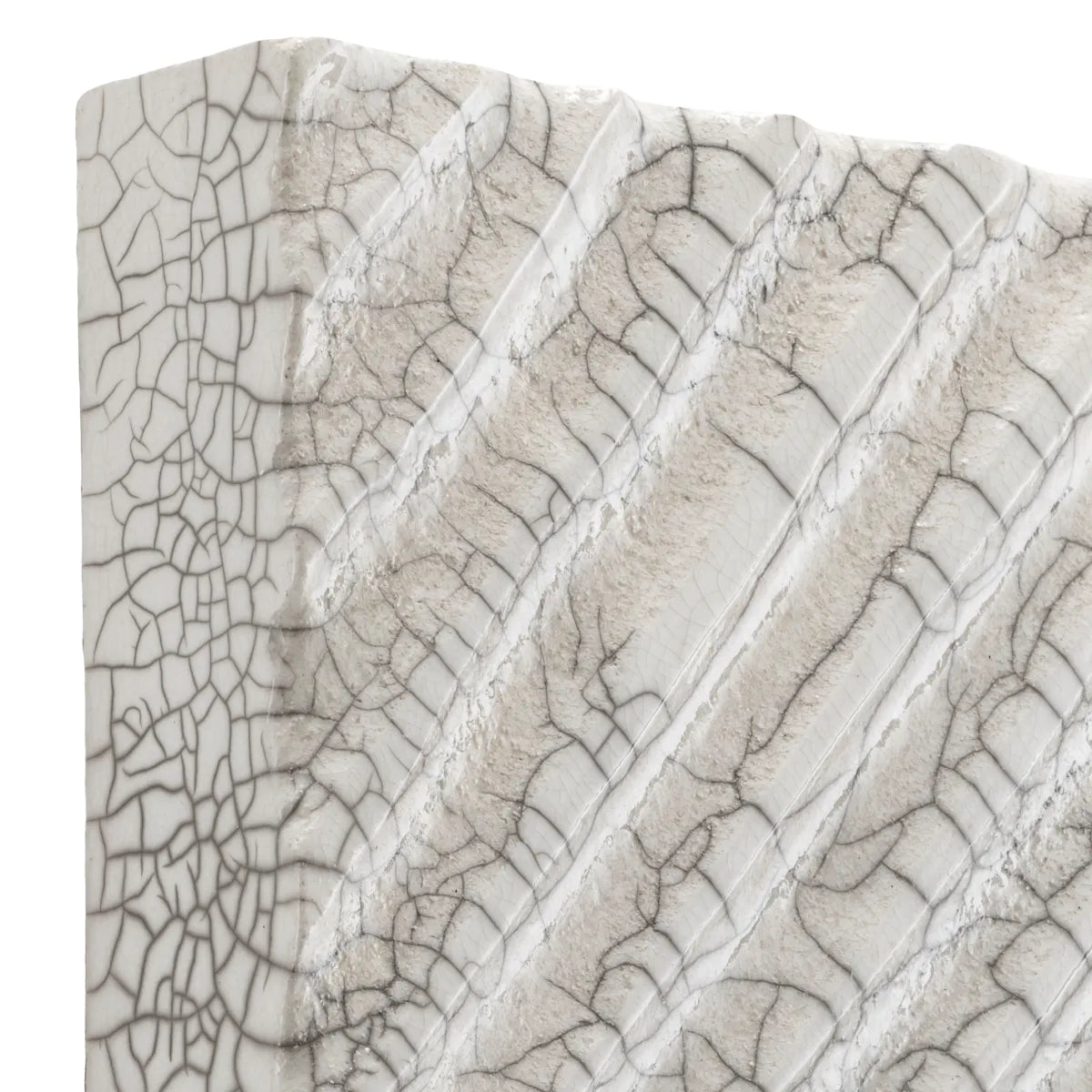 Eichholtz Wall decoration Division diagonal white ceramic