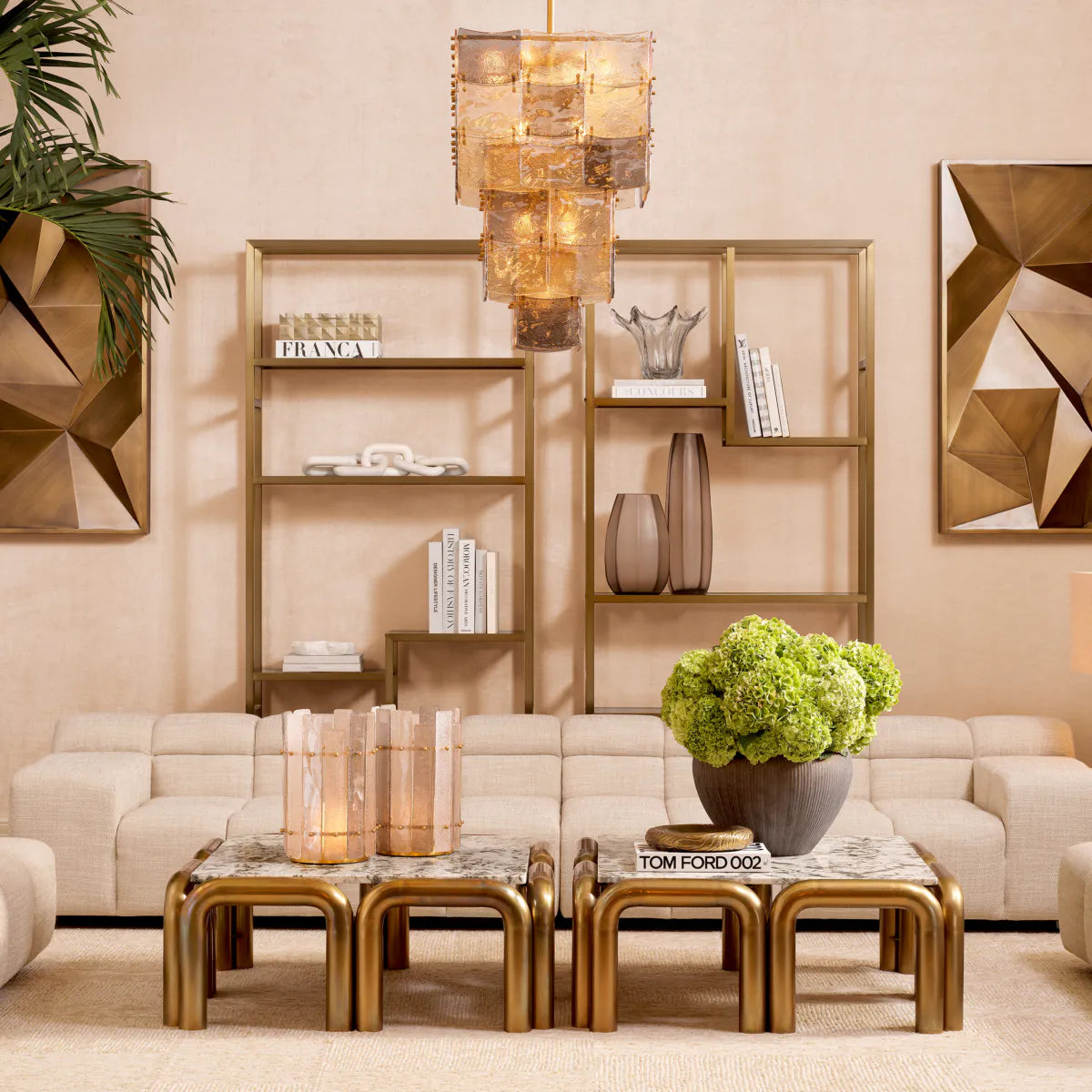 Eichholtz wall cabinet Corrado I brass