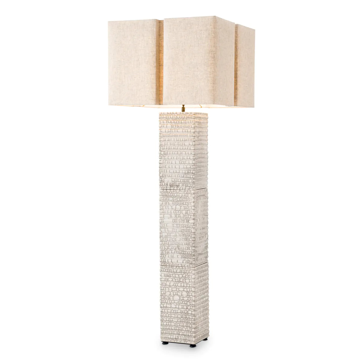 Eichholtz Division floor lamp white ceramic