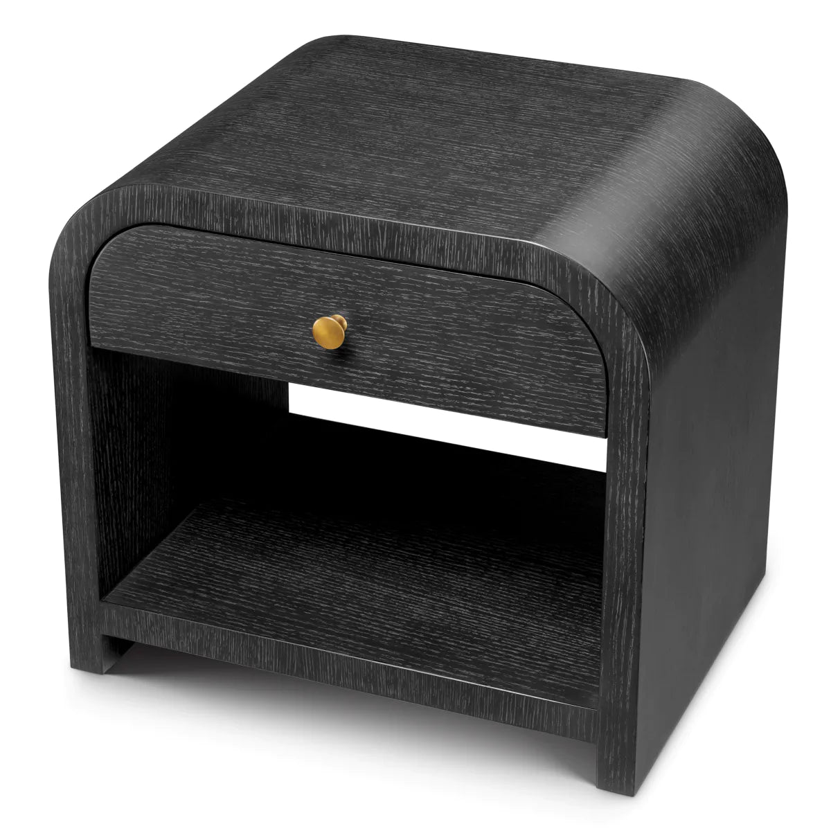 Eichholtz bedside table Rhodes black