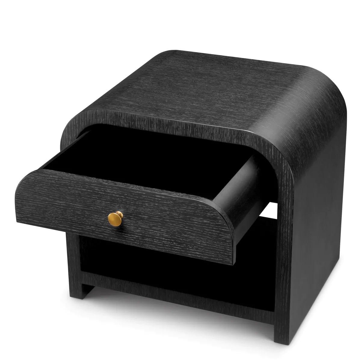 Eichholtz bedside table Rhodes black