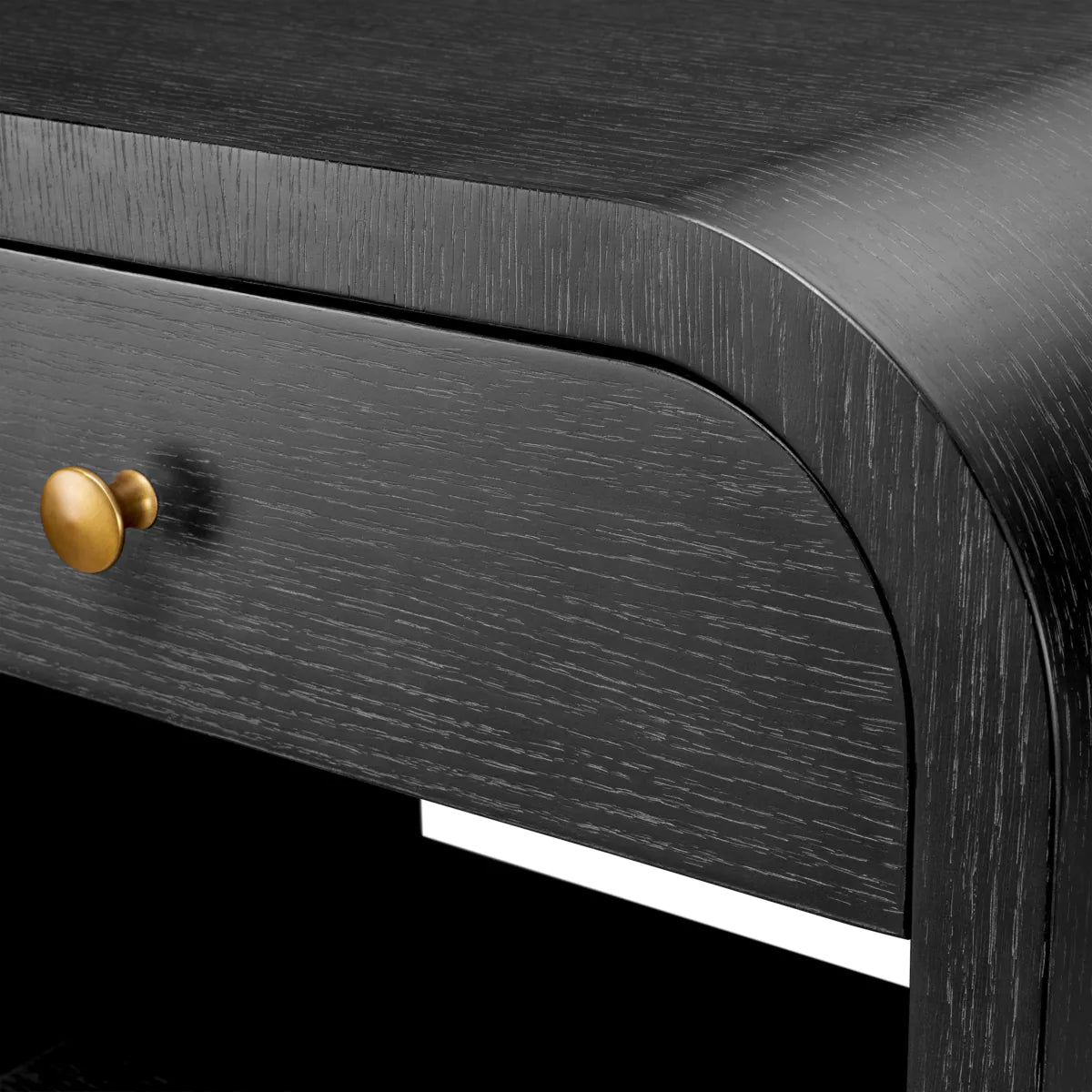 Eichholtz bedside table Rhodes black