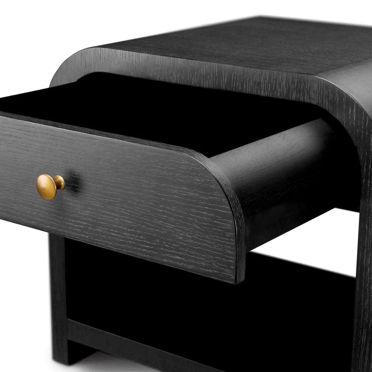 Eichholtz bedside table Rhodes black