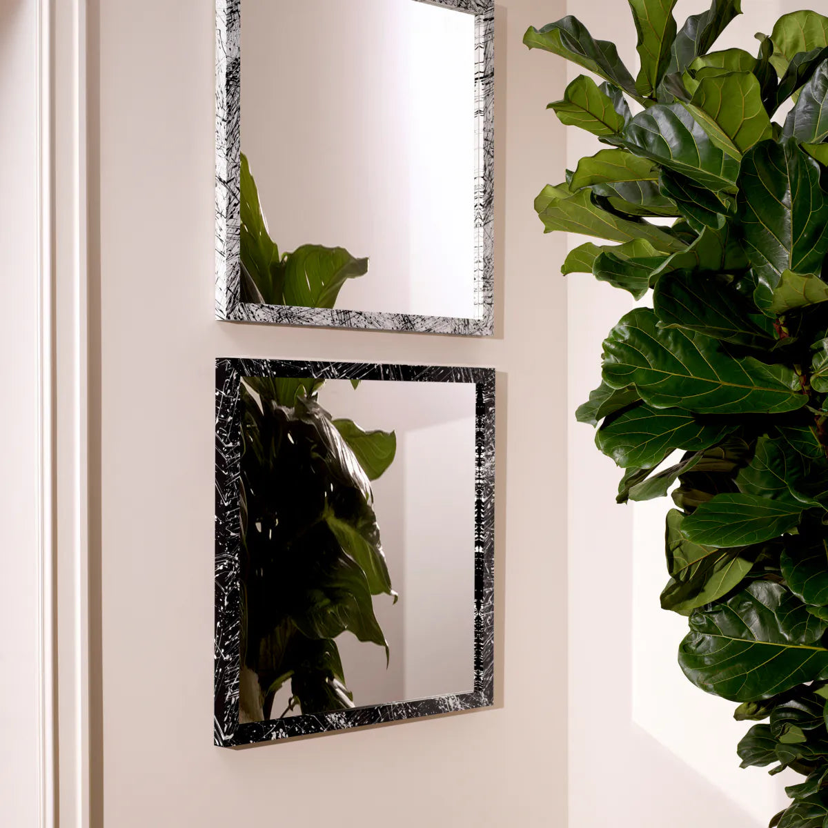 Eichholtz mirror Reflection of Eccentricity white