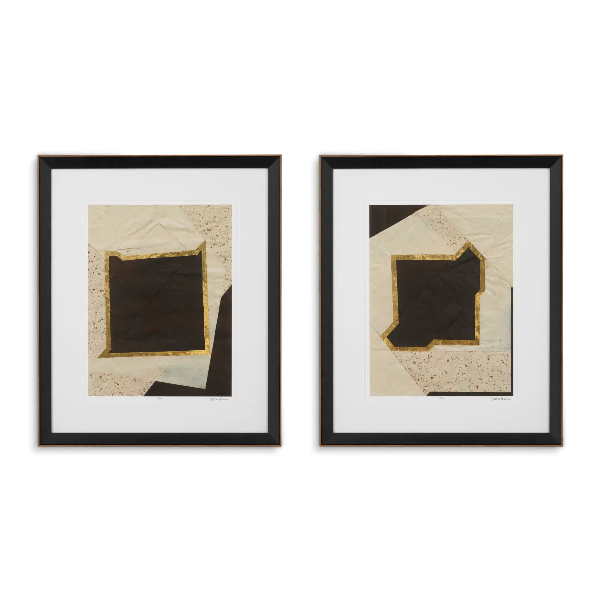 Eichholtz Prints Creased Umber by Vanna Lam set of 2