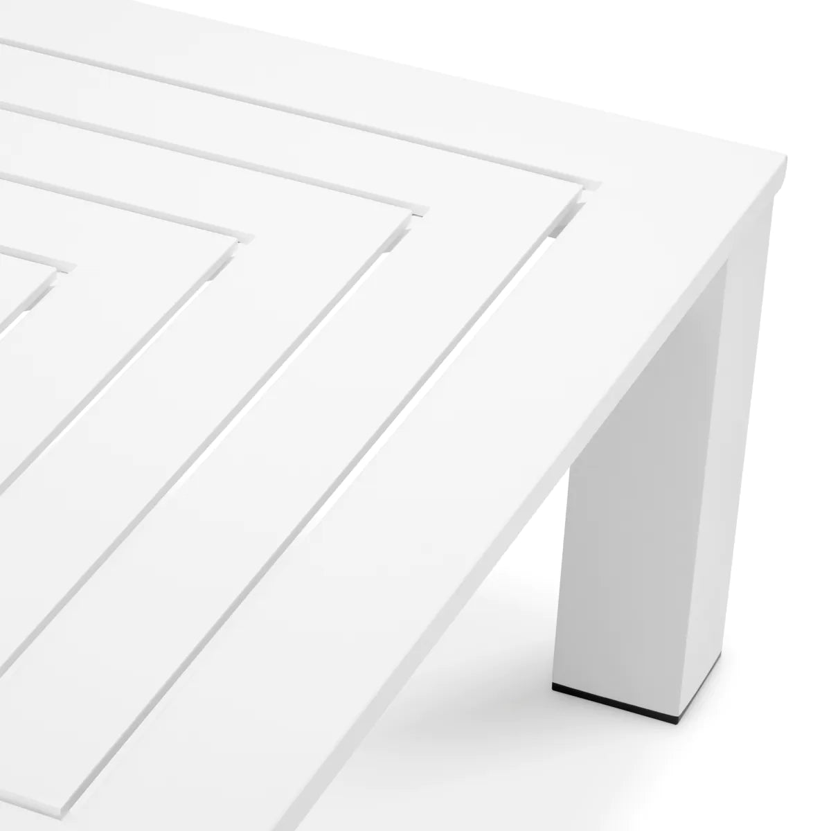Table de salon d'extérieur Eichholtz Vistamar blanche