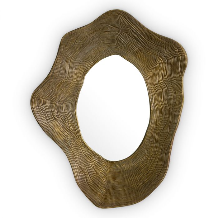 Mirror Eichholtz Pavona brass