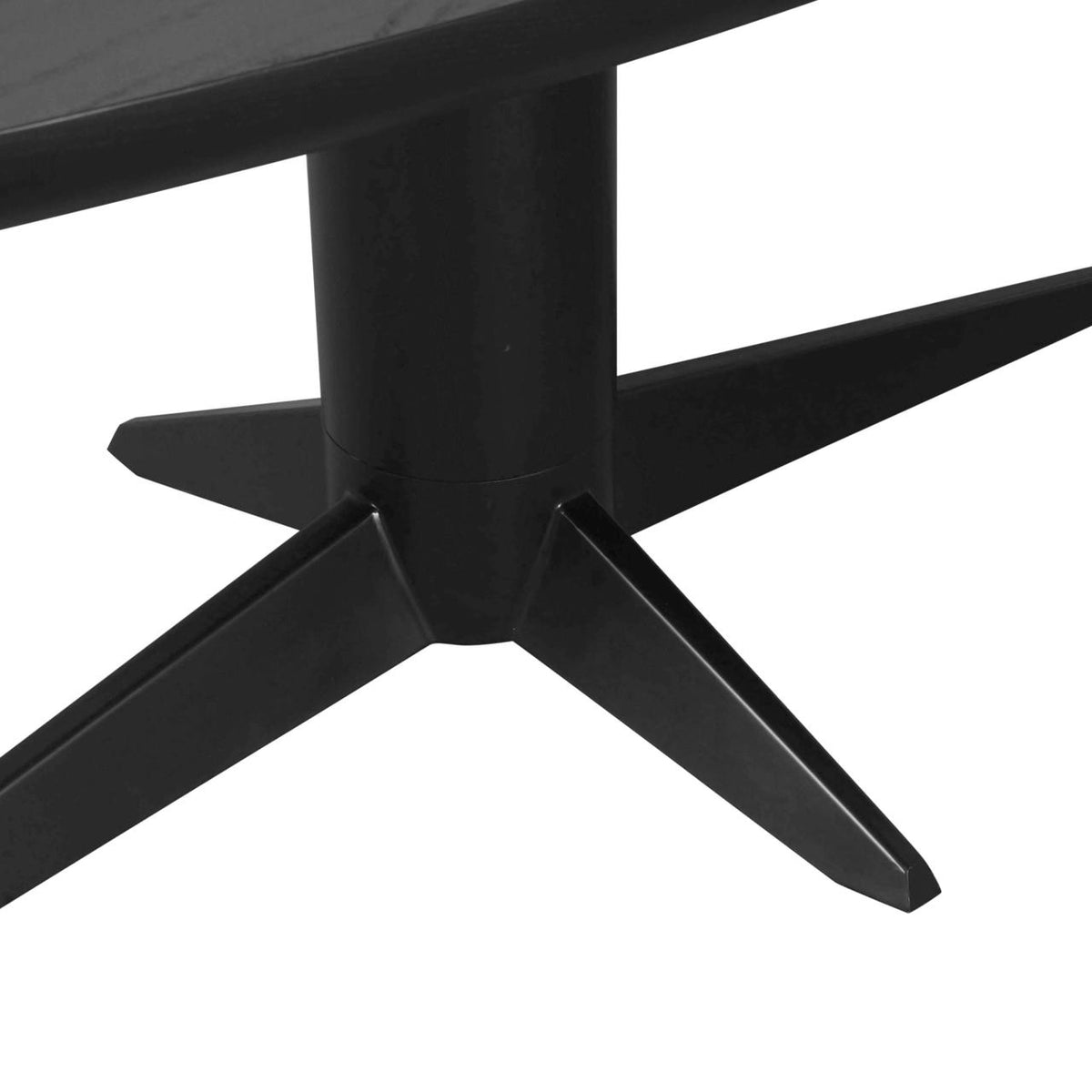 Table de salle à manger Rayford noire ovale 230