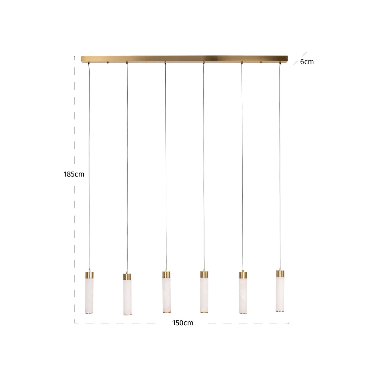 Suspension Elaris white