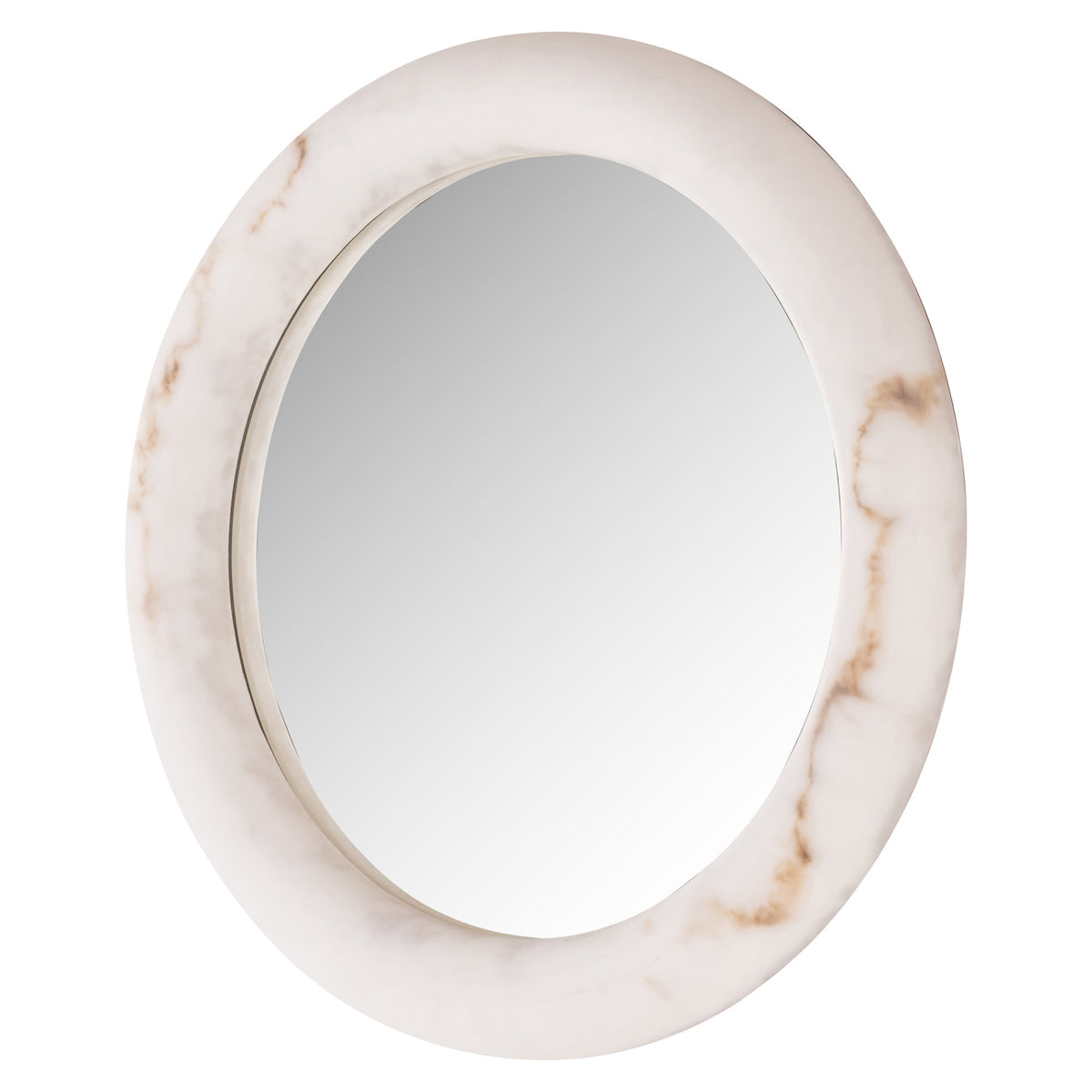 Wandlamp Oravelle white mirror 60Ø