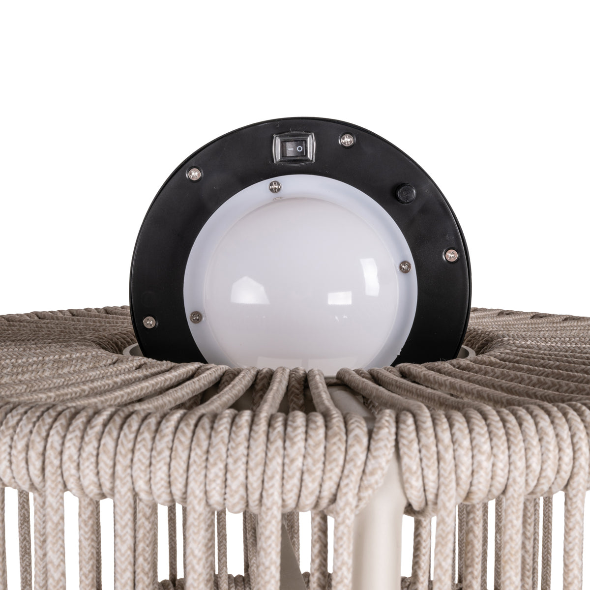 Lampe à poser d’extérieur Lunar beige clair