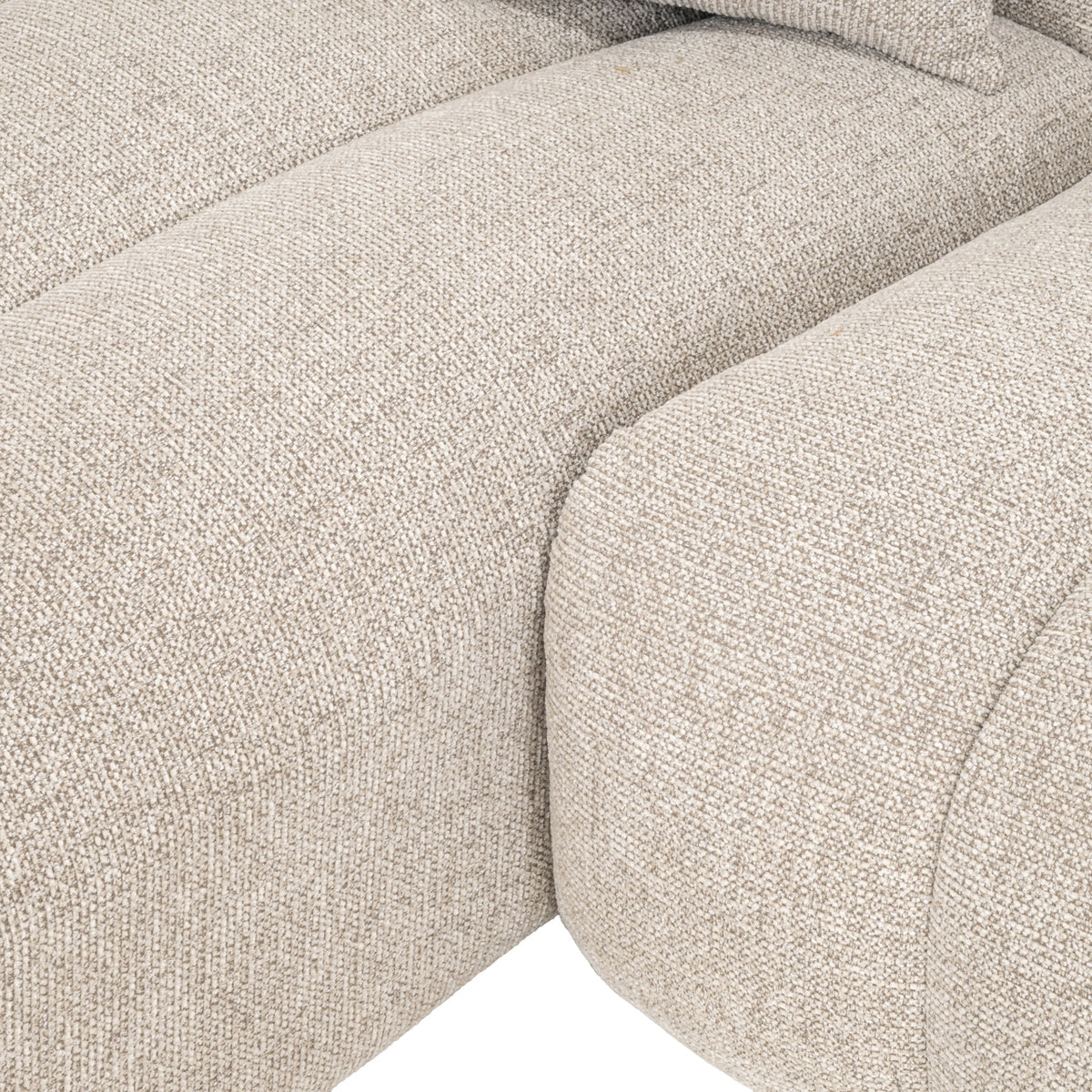 Novaro natural fancy lounge left sofa