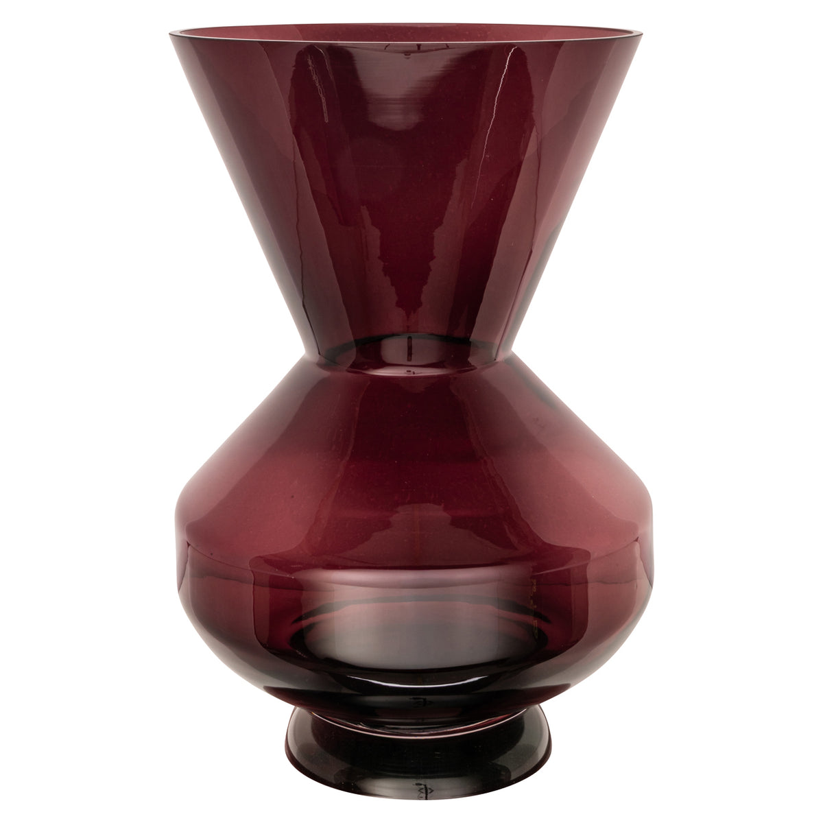 Vase Veya bordeaux