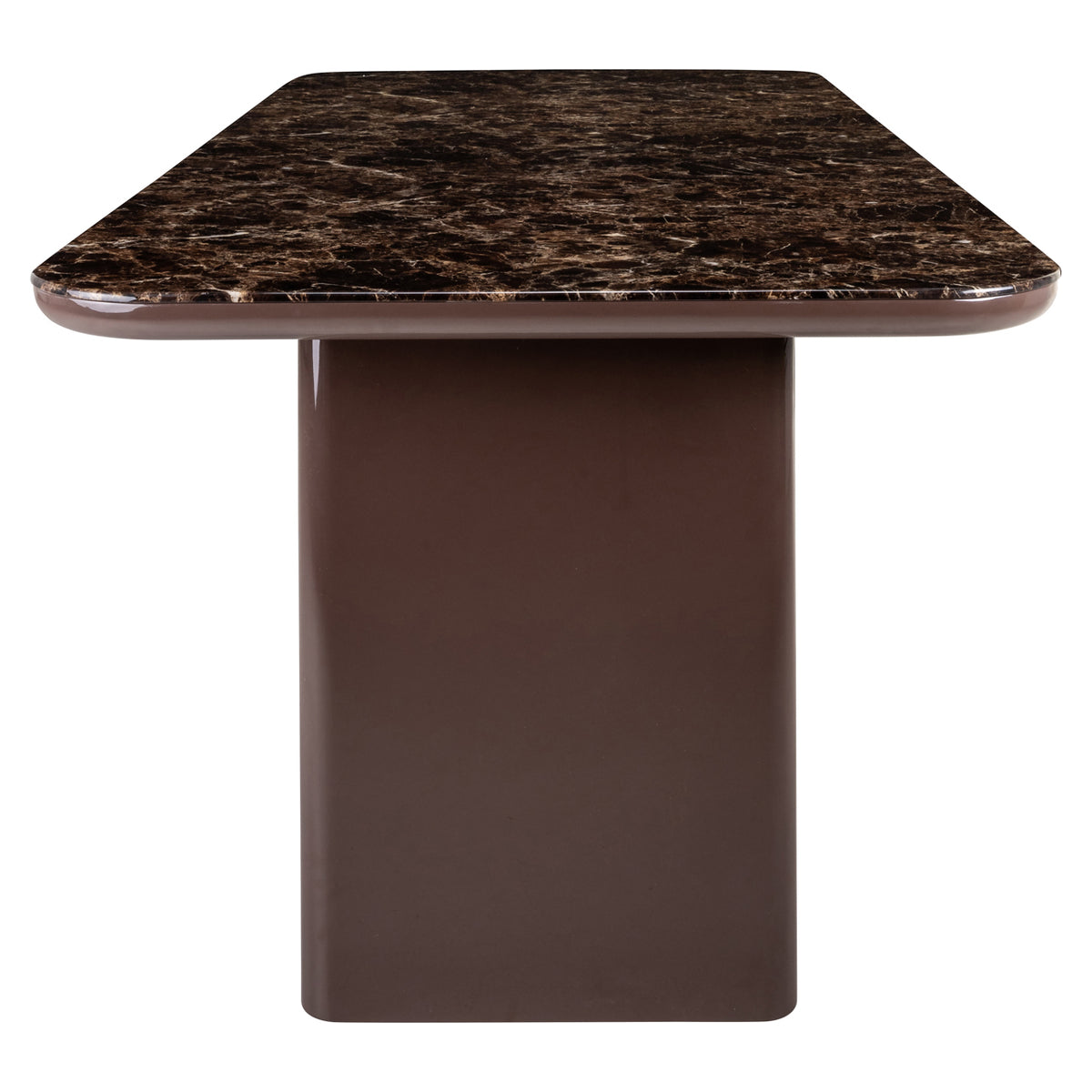 Almundi chocolat brown dining table 230