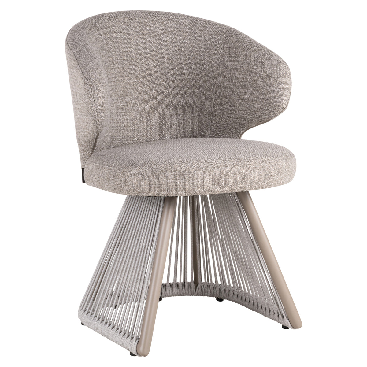 Outdoor dining chair Nuba greige alpine