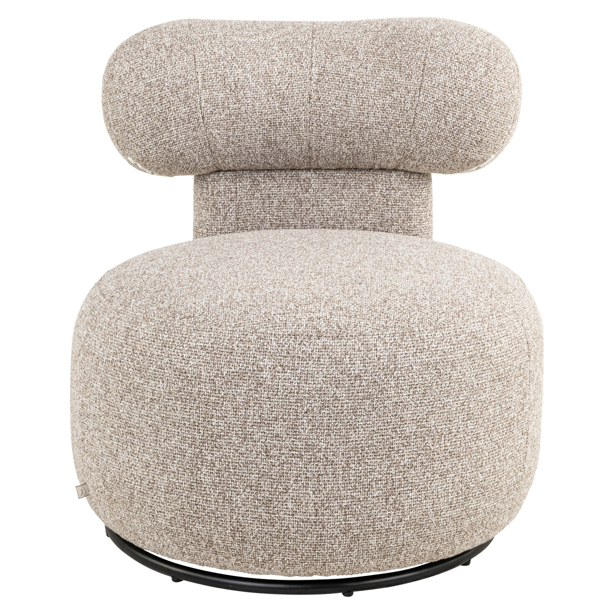 Fauteuil lounge Kaya cayenne brown pivotant