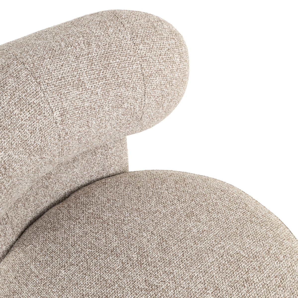 Fauteuil lounge Kaya cayenne brown pivotant