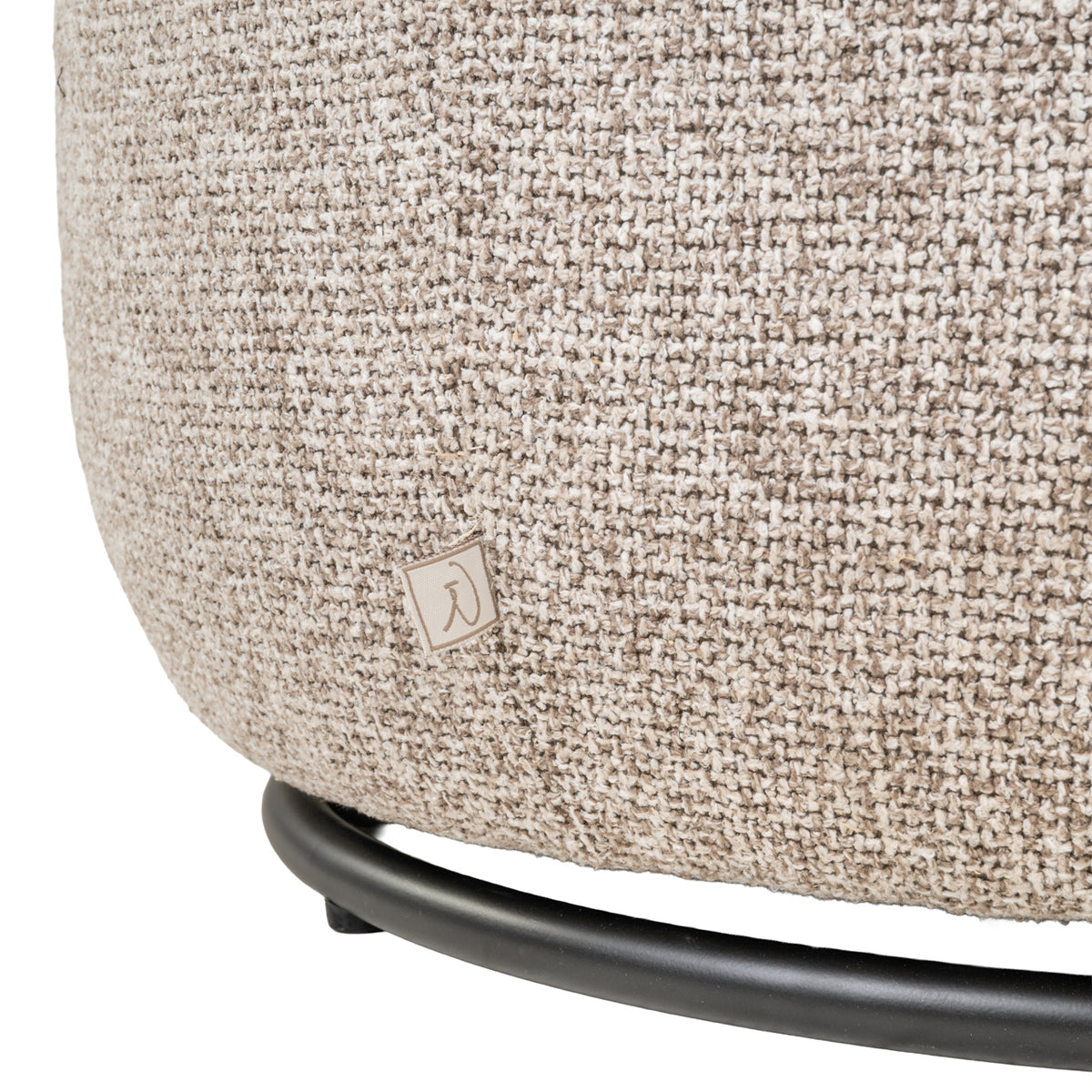 Fauteuil lounge Kaya cayenne brown pivotant