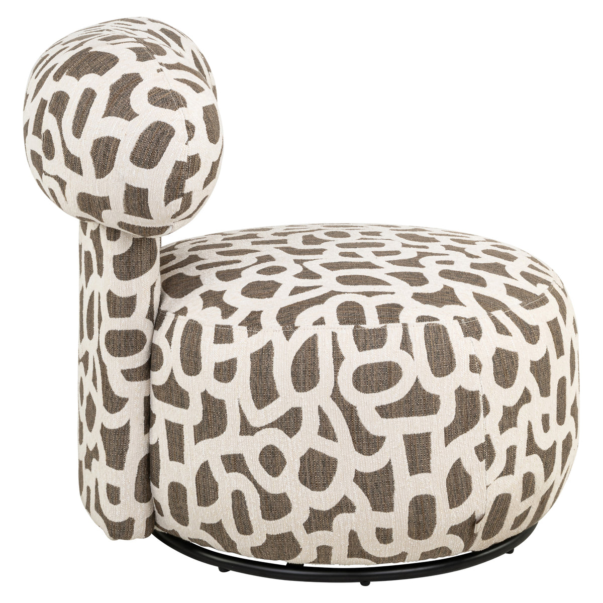 Lounge stoel Kaya weave brown