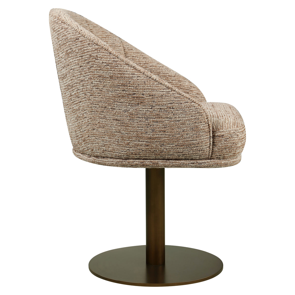Esszimmerstuhl Beverly mocca linear drehbar