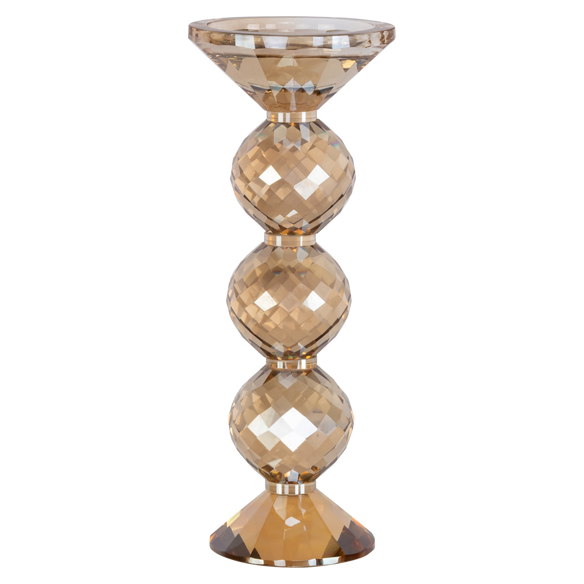 Channah Champagne candle holder small
