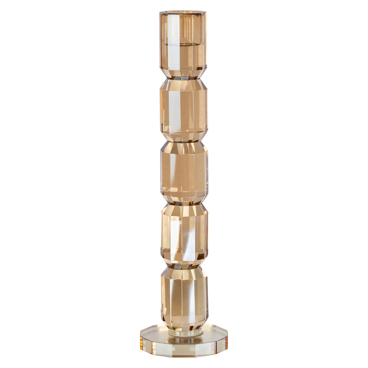 Dita candlestick Champagne large