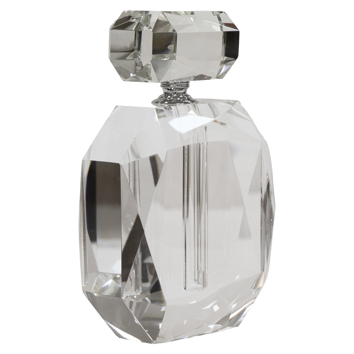 Decorative object Khloe clear transparent perfume bottle