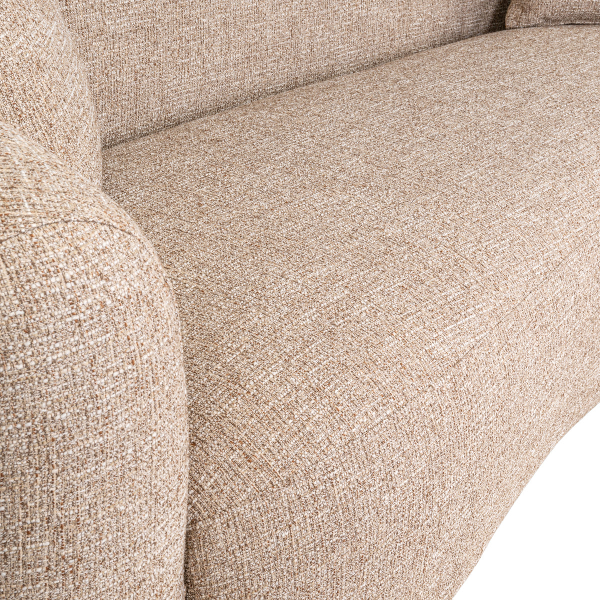 Sofa Luxandra sand tweed fire retardant