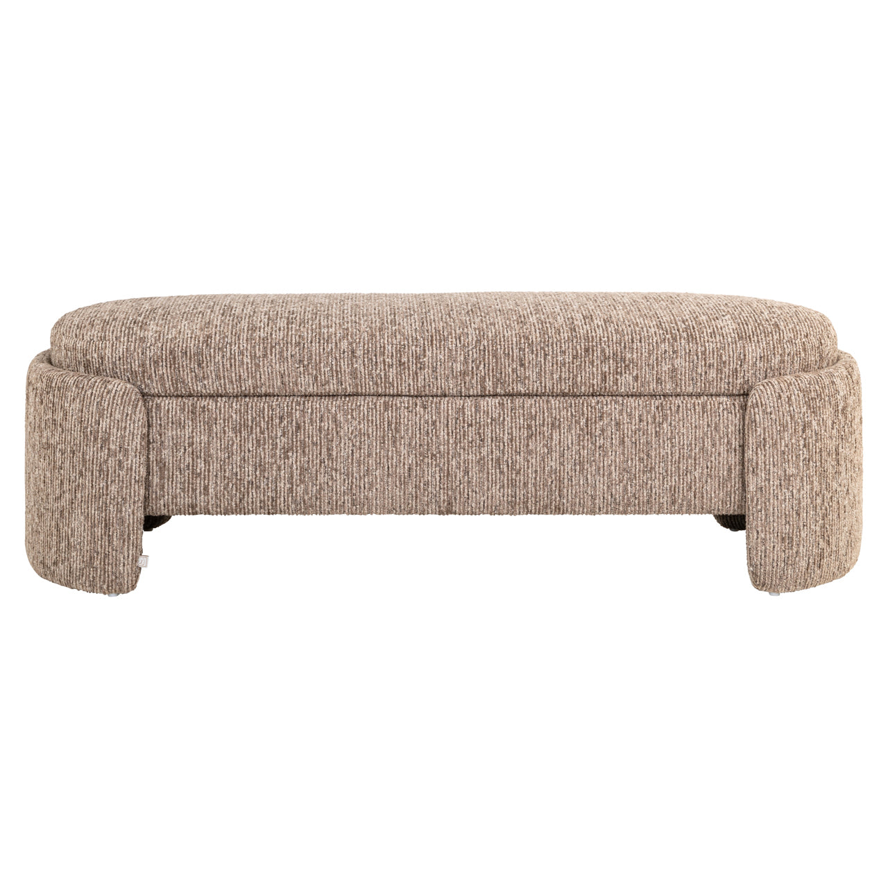 Sofa Cupid Mocca Linear mit Stauraum