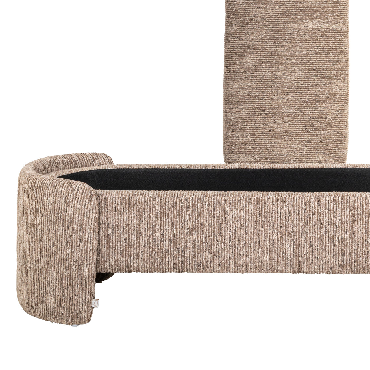 Sofa Cupid Mocca Linear mit Stauraum