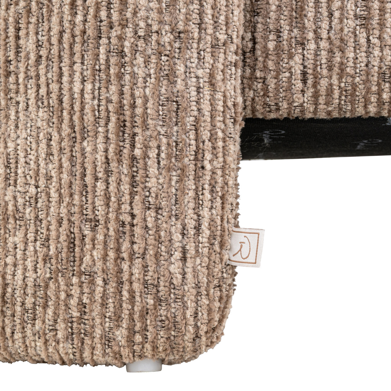 Sofa Cupid Mocca Linear mit Stauraum
