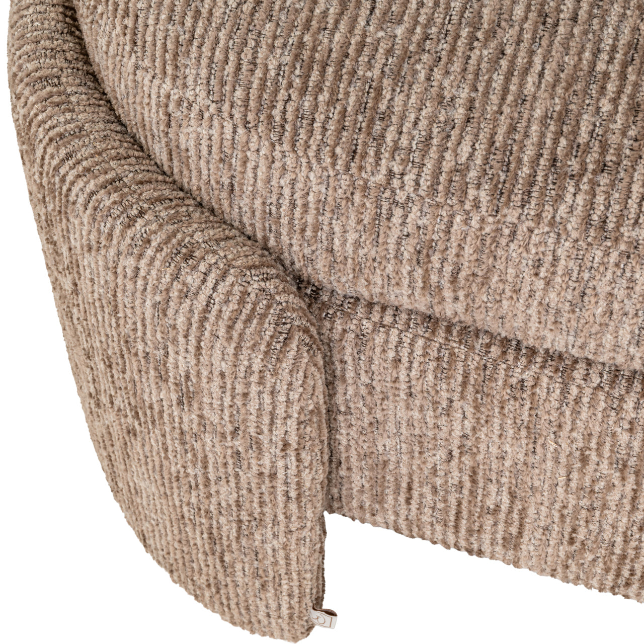 Sofa Cupid Mocca Linear mit Stauraum